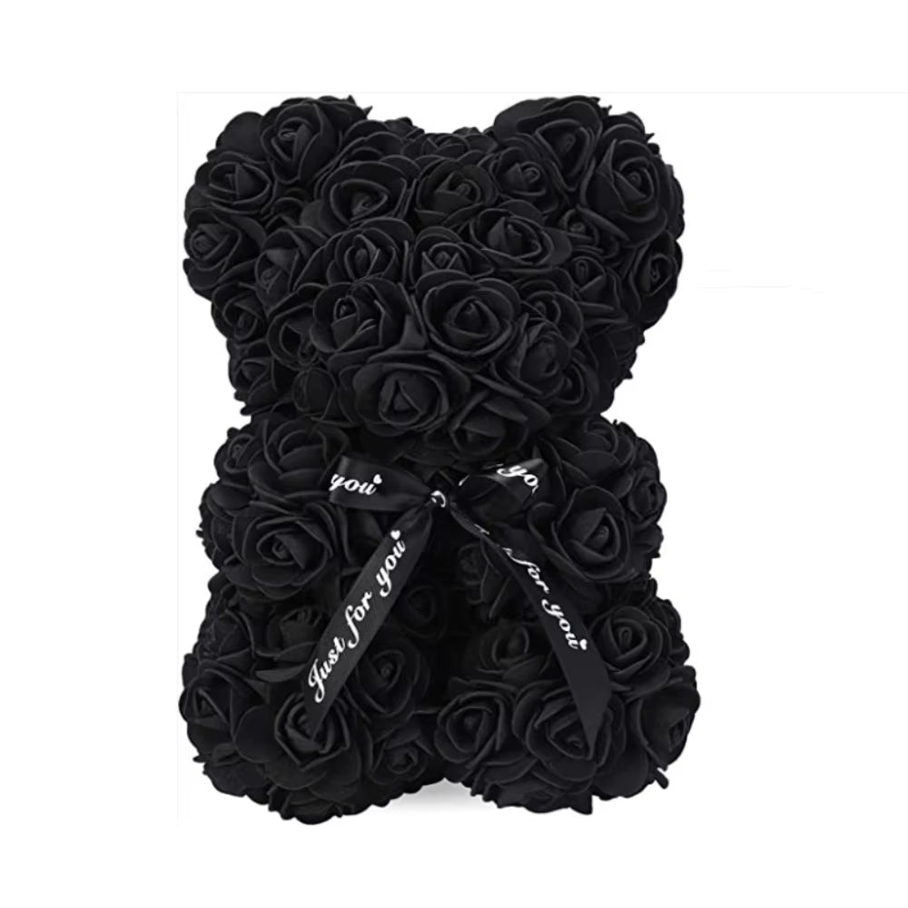 New PE Foam Rose Bear Teddy Bear Anniversary Valentine'S Day Gift 25Cm Wedding Party Decoration Mother'S Day